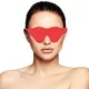Red stylish blind mask