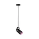 Paulmann 79766 - 1xE27/15W Luster na sajli LAVEA 230V crna
