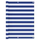 Den Balkonsko platno belo in modro 120x400 cm oksford blago