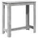 Vidaxl Barska miza betonsko siva 102x50x103,5 cm inženirski les