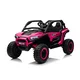 Električni avtomobilček Buggy UTV KCK 4x4 roza 24V | 800 W | 50 kg | EVA | LED | 2,4 Ghz | EKO usnje