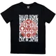 David Bowie Live in Japan Black XL Majica