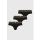 Slip gaćice Versace 3-pack za muškarce, boja: crna