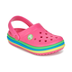 Crocs Cokli CB RAINBOW BAND CLOG K Rožnata