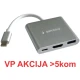 A-CM-HDMIF-05 Gembird TYPE-C TO HDMI + USB3.0 + PD ALUMINIUMA-CM-HDMIF-05 ** Gembird TYPE-C TO HDMI + USB3.0 + PD ALUMINIUM