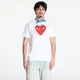 Majice Comme des Garçons PLAY Print Red x Black x Studc T-Shirt UNISEX White XL