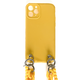 Silikonska maska za iPhone 11 Pro Canary s narukvicom za prenošenje - yellow