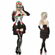 Pustni kostum okostnjak Mexican Skeleton, črn