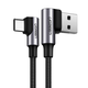 NEW Kotni pleteni kabel USB - USB-C Quick Charge 3.0 0,5 m sive barve