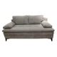 Novel ZOFA BOXSPRING, siva tekstil