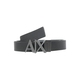 ARMANI EXCHANGE Remen, crna / srebro