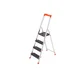 Songmics Lestev z 4 stopnicami 44x835x143 cm srebrna