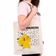 Platnena torba ABYstyle Pokémon Pikachu - nevtralna bež - 37 × 42 cm