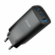 COMICELL SUPERIOR Punjač CO-6501L 65W GaN Fast PD + USB/ crna