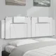 vidaXL vidaXL Vzglavna stranica bela 160 cm umetno usnje, (21242873)
