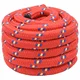 vidaXL Večnamenska uporabna vrv 40 mm 25 m Rdeča PP