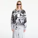 Mikina A BATHING APE Tree Edge Camo College Relaxed Fit Crewneck Sweatshirt UNISEX White S