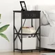 vidaXL Nočne omarice 2 pcs Črni hrast 41 x 31 x 76 cm Konstruiran les