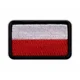 shumee Našitek zastave Poljske - črna - samolepilna podlaga - vezen našitek/značka/emblem