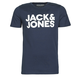 Jack   Jones  Majice s kratkimi rokavi JJECORP LOGO  Modra