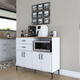 Hanah Home Višenamenska komoda JE166-3283, 120 x40 x98.6 cm, Bela