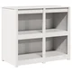 Vidaxl Kuhinjski element s polico MEPPEL Toplo bela 106 x 55 x 92 cm