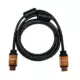 LINKOM HDMI kabl 2.0 4K 1.8m Pozlaćen (Crni) HDMI 2.0 (4K @60fps) HDMI A - muški HDMI A - muški Okrugli