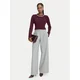 Rinascimento Bluza CFM0012303003 Bordo rdeča Cropp Fit
