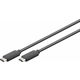 Goobay Goobay USB 3.1 (Gen 1) Priključni kabel [1x Moški konektor USB-C™ - 1x Moški konektor USB-C™] 2.0 m Črna Primeren za